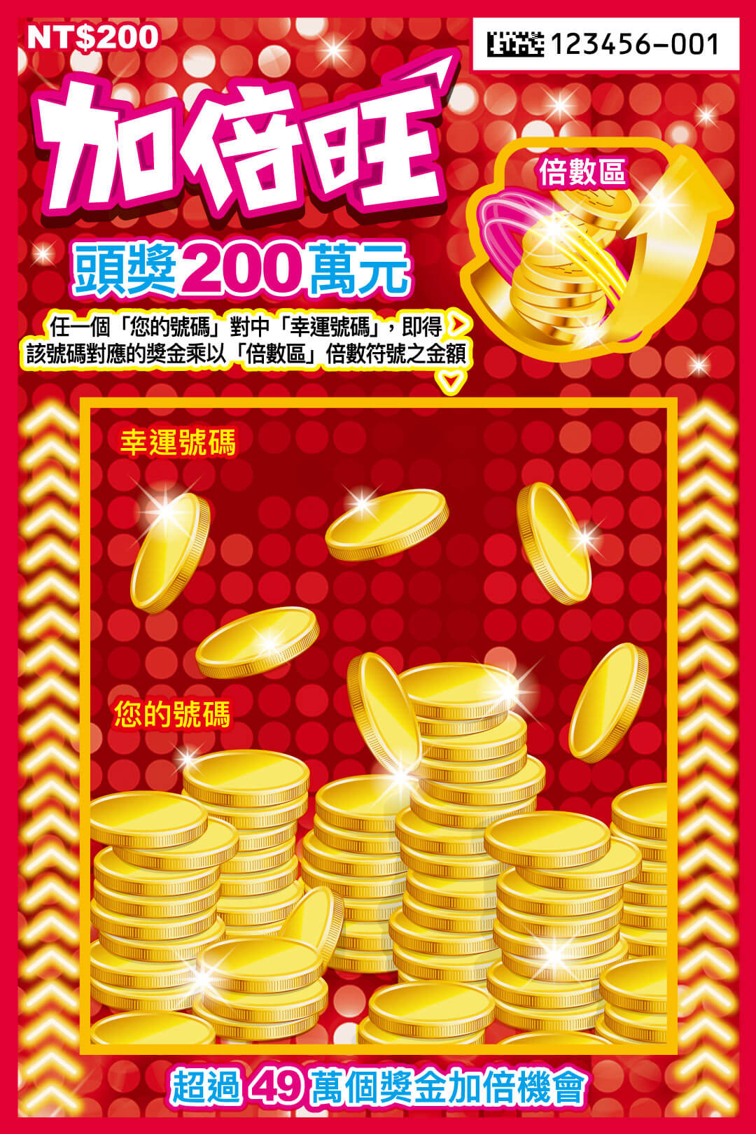 加倍旺 刮刮樂圖片