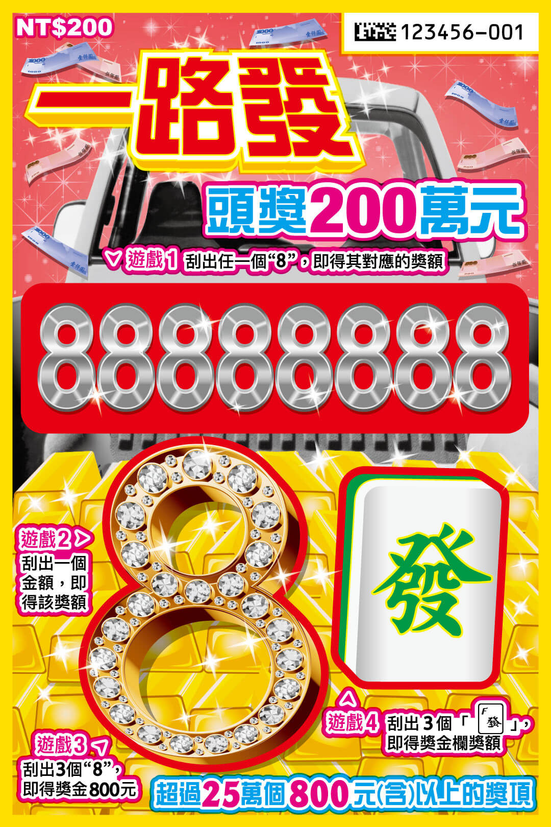 一路發 刮刮樂圖片